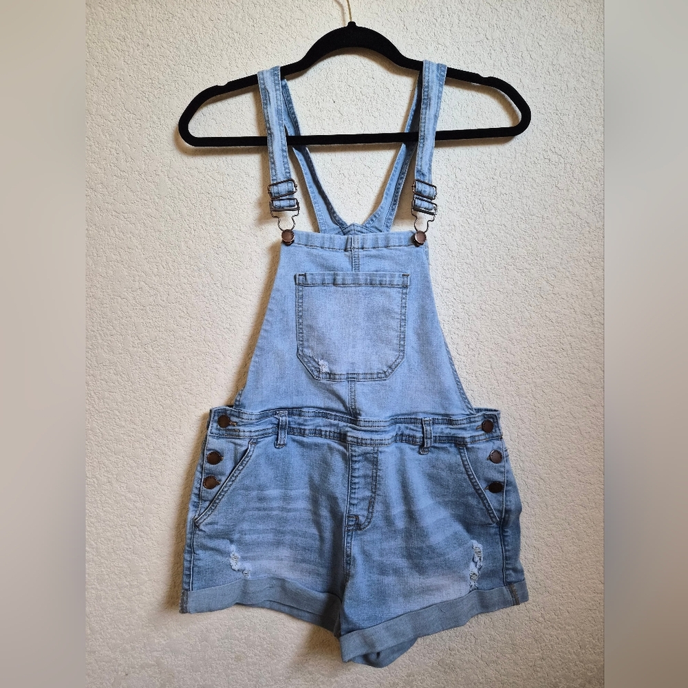 Light Blue Denim Overalls